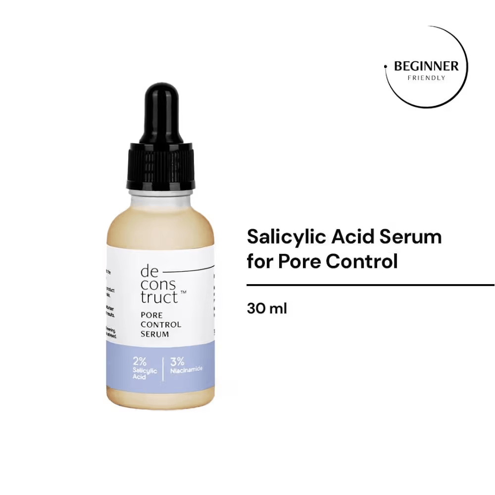 Pore Control Face Serum- 2% Salicylic Acid + 3% Niacinamide For Open Pores Cosmetic Cove