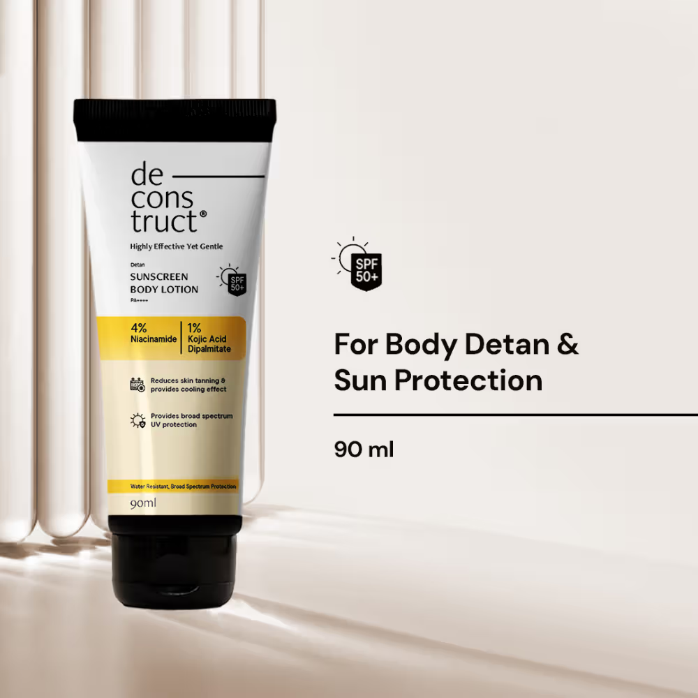 Detan Sunscreen Body Lotion With SPF 50+ PA ++++