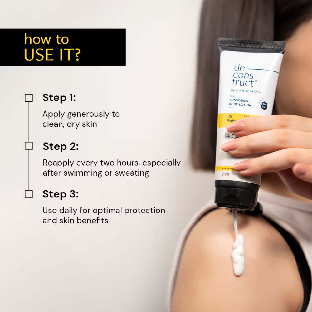 Detan Sunscreen Body Lotion With SPF 50+ PA ++++