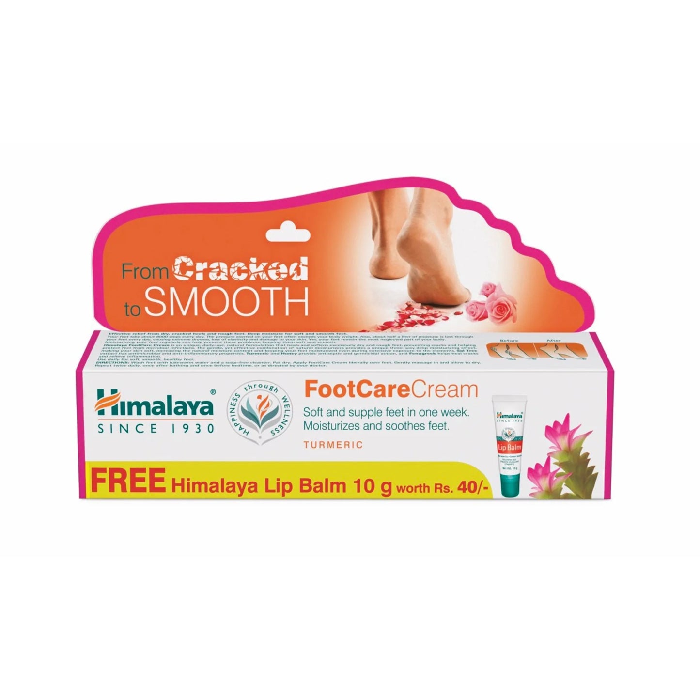 Foot Care Cream 20g + Lip Balm 10g