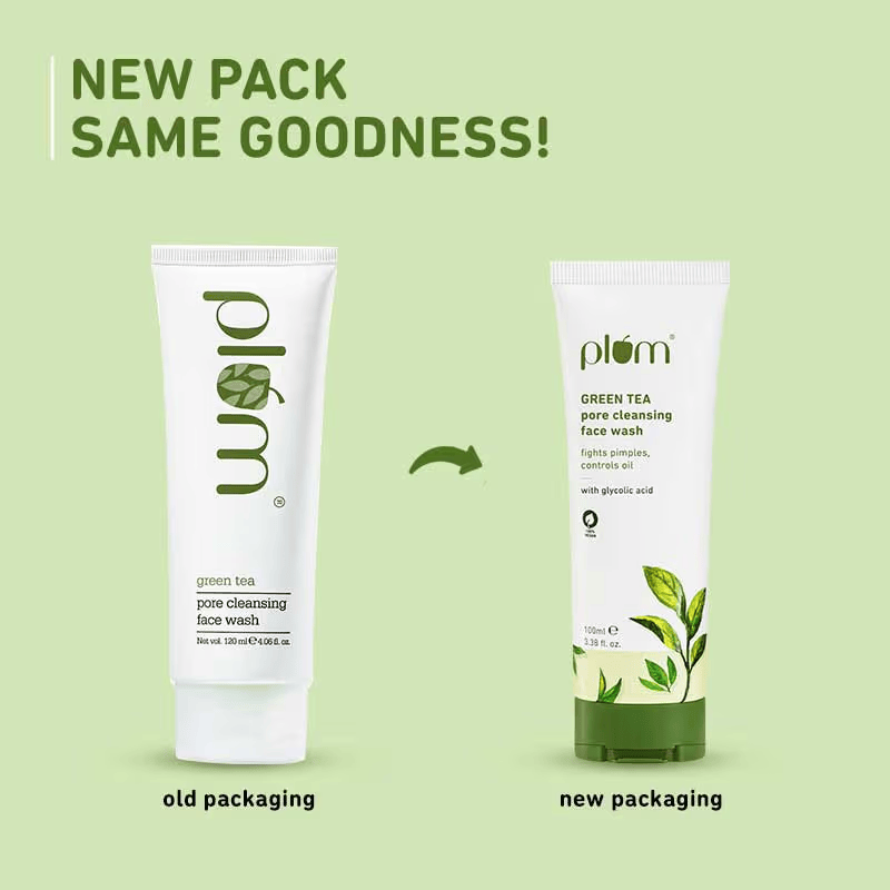 Green Tea Pore Cleansing Gel Face Wash Cosmetic Cove