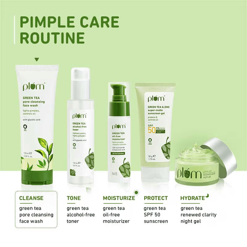 Green Tea Pore Cleansing Gel Face Wash Cosmetic Cove