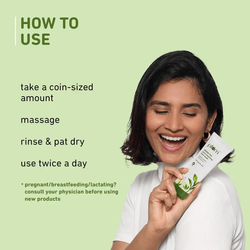 Green Tea Pore Cleansing Gel Face Wash Cosmetic Cove