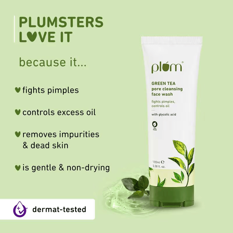 Green Tea Pore Cleansing Gel Face Wash Cosmetic Cove