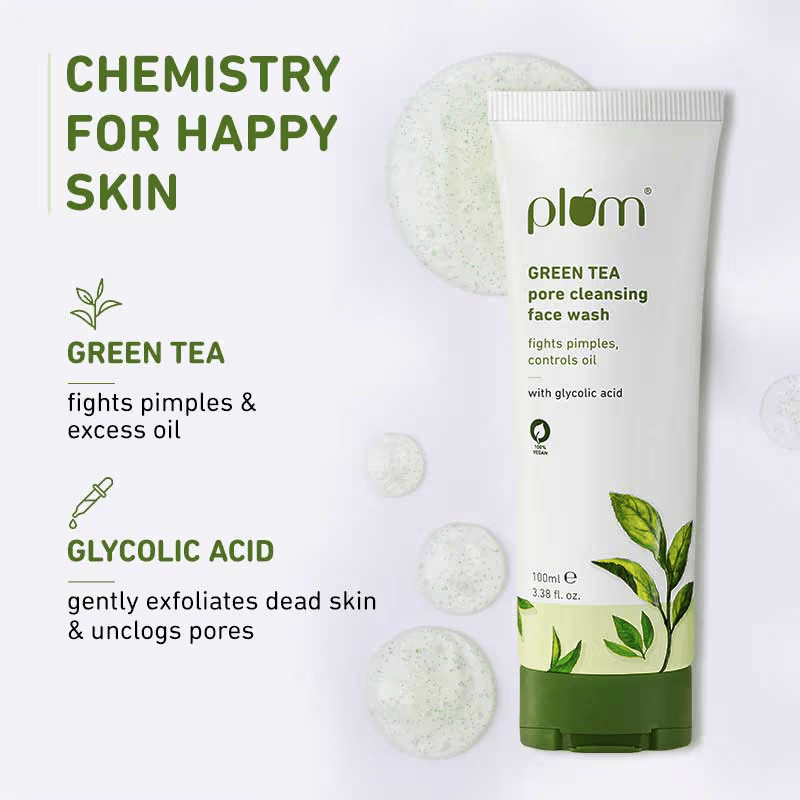 Green Tea Pore Cleansing Gel Face Wash Cosmetic Cove