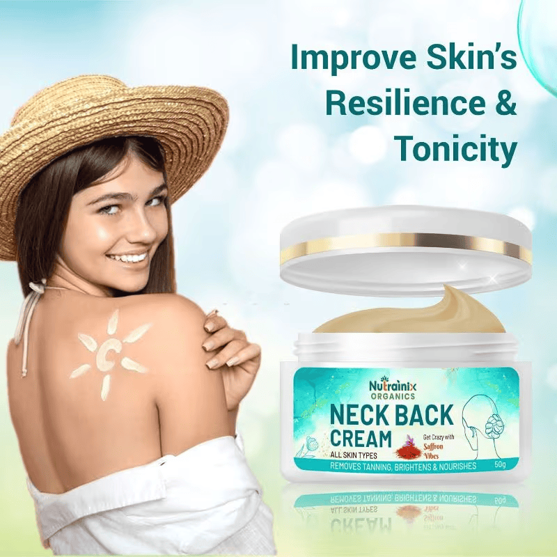 Nutrainix Organics Neck Back Cream. Cosmetic Cove