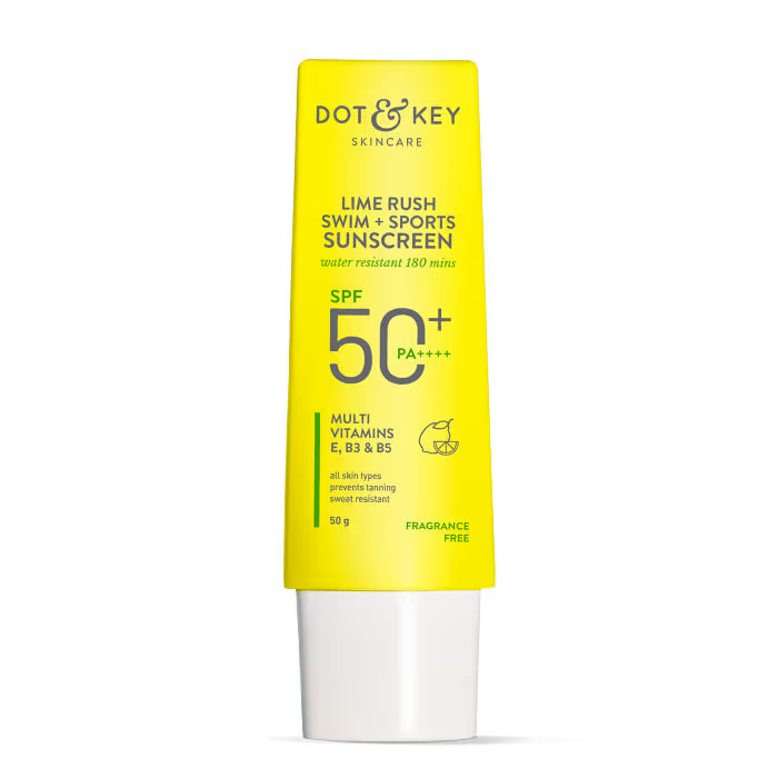Lime Rush Swim + Sports Sunscreen SPF 50+ PA++++ Cosmetic Cove