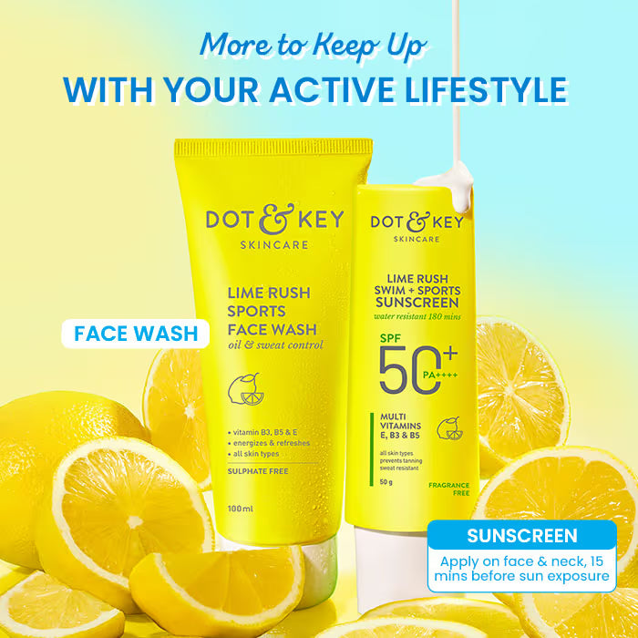 Lime Rush Swim + Sports Sunscreen SPF 50+ PA++++ Cosmetic Cove