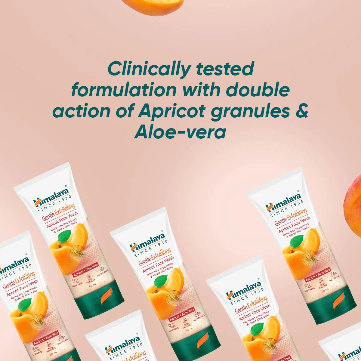 Himalaya Gentle Exfoliating Apricot Face Wash.