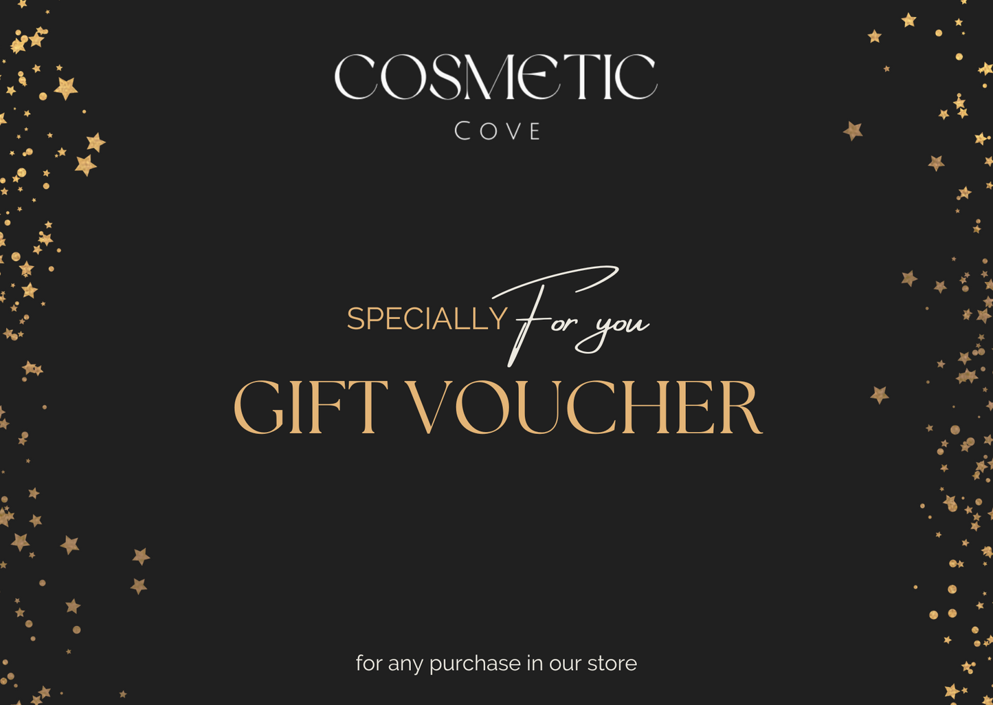Cosmetic Cove - Gift Voucher Cosmetic Cove