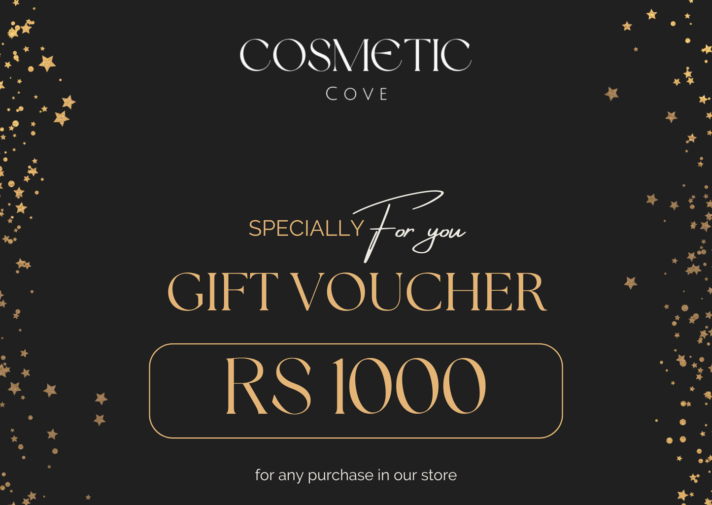 Cosmetic Cove - Gift Voucher Cosmetic Cove