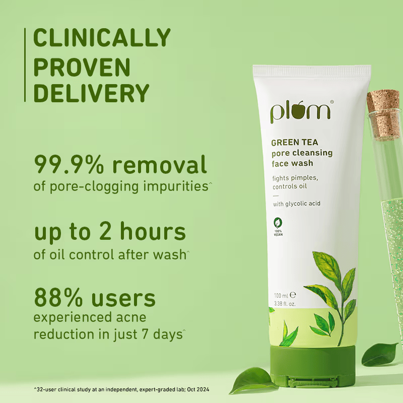 Green Tea Pore Cleansing Gel Face Wash Cosmetic Cove