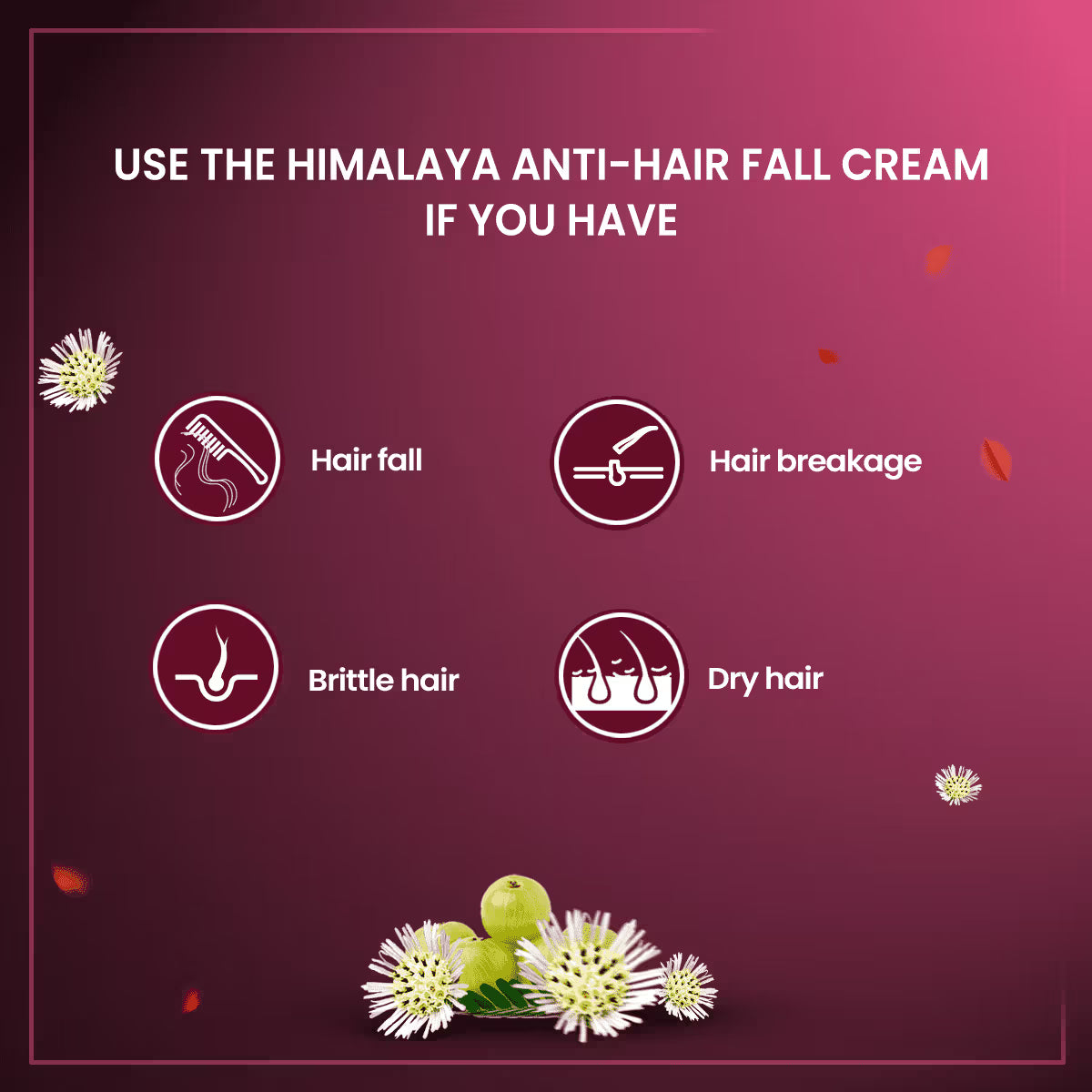 Anti-Hair Fall Cream With Bhringaraja & Amla Cosmetic Cove