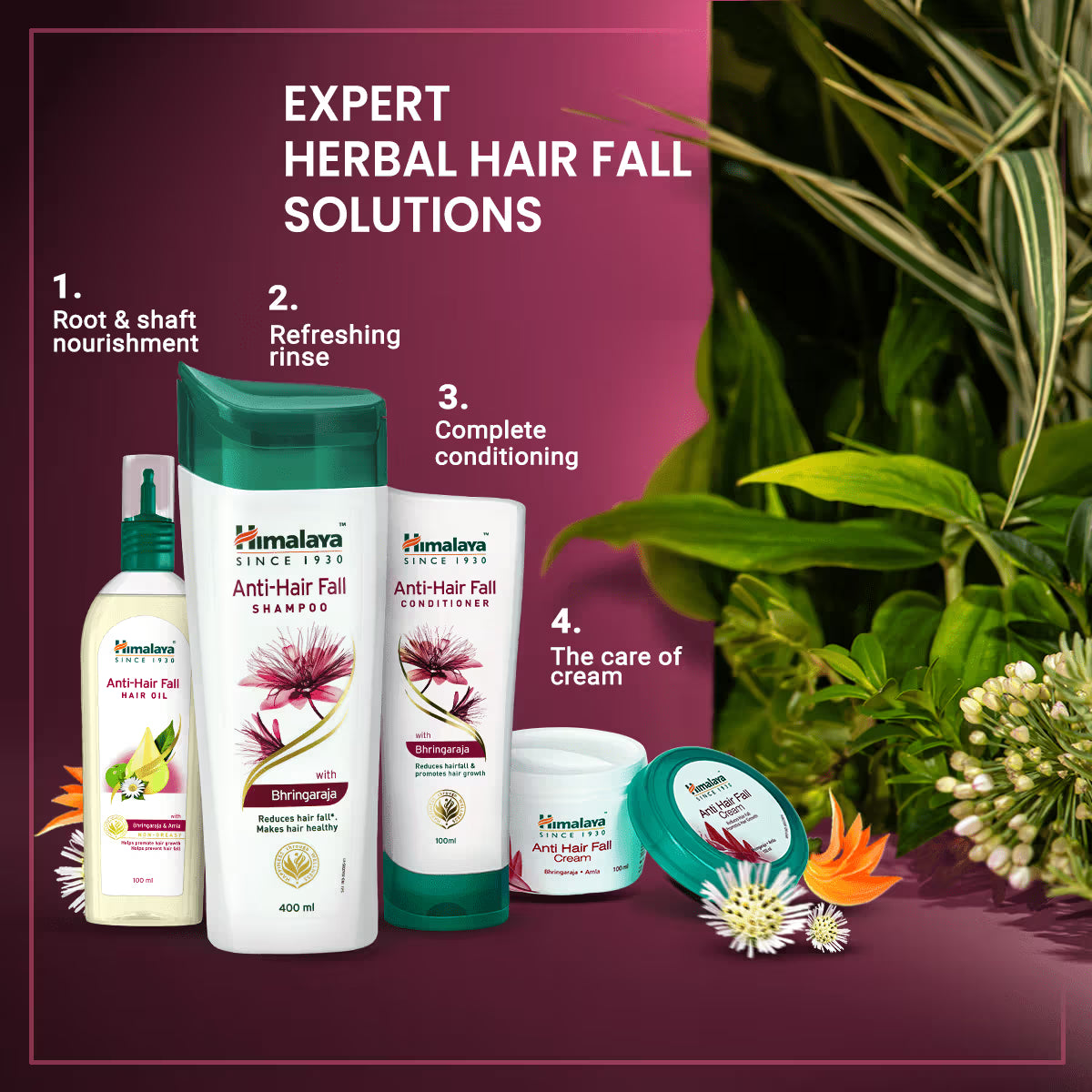 Anti-Hair Fall Cream With Bhringaraja & Amla Cosmetic Cove