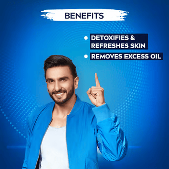 NIVEA MEN Face Wash, All in 1 Charcoal, to Detoxify & Refresh Skin with 10x Vitamin C Effect Cosmetic Cove