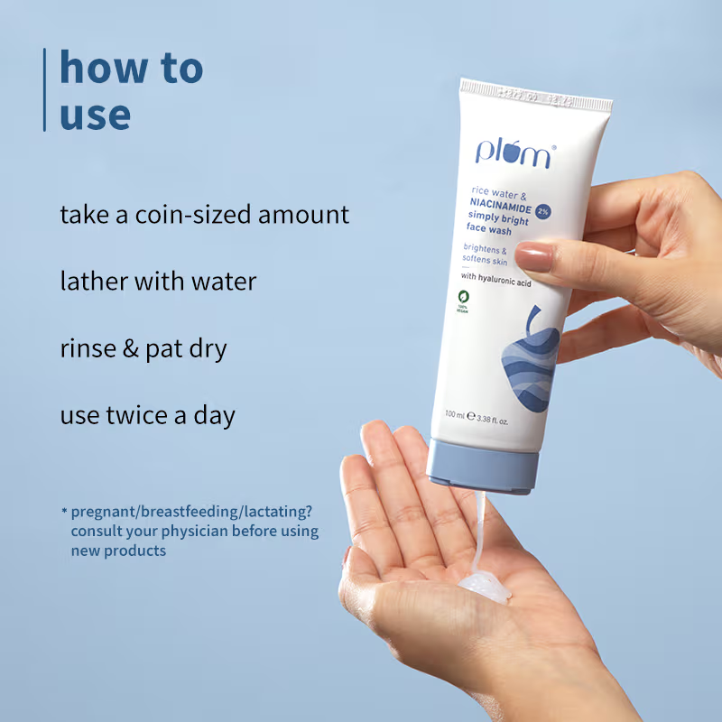 2% Niacinamide Face Wash With Rice Water Cosmetic Cove