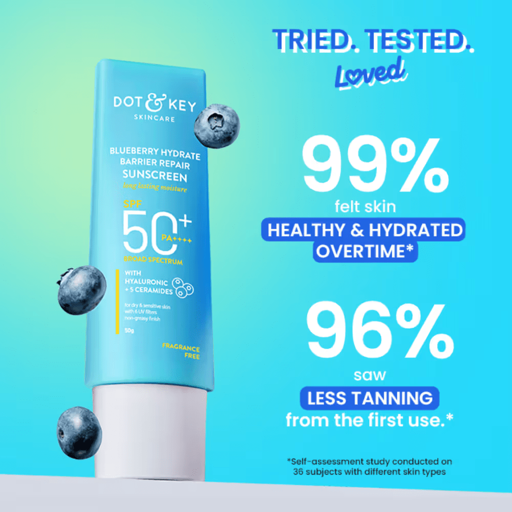 Blueberry Hydrate Barrier Repair Sunscreen SPF 50+ PA++++ Cosmetic Cove